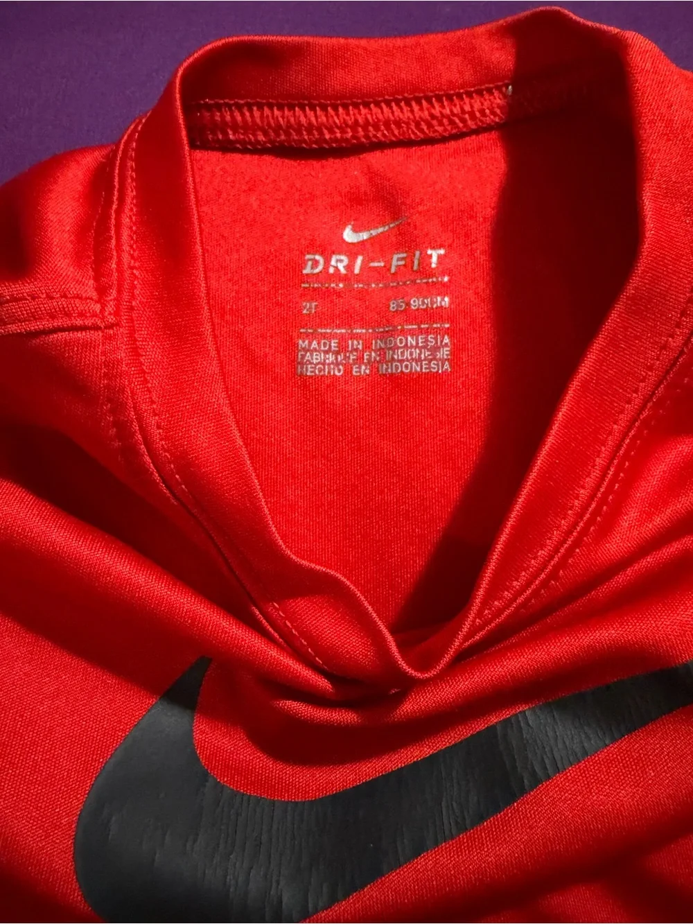 Nike Red and Black Youth Dri-FIT Tee & Printed Shorts Set - Picture 3 of 7